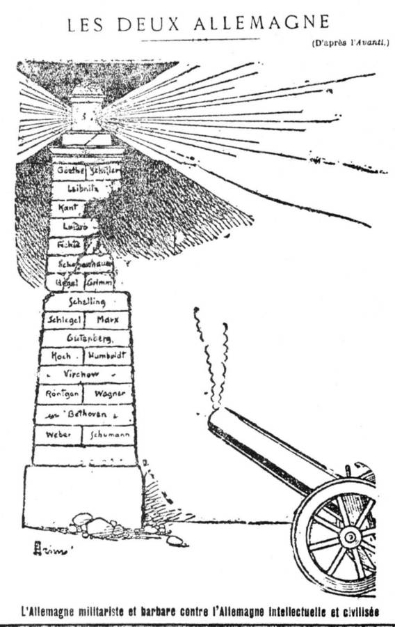 1914 09  Les Deux Allemagnes L-Humanite.jpg